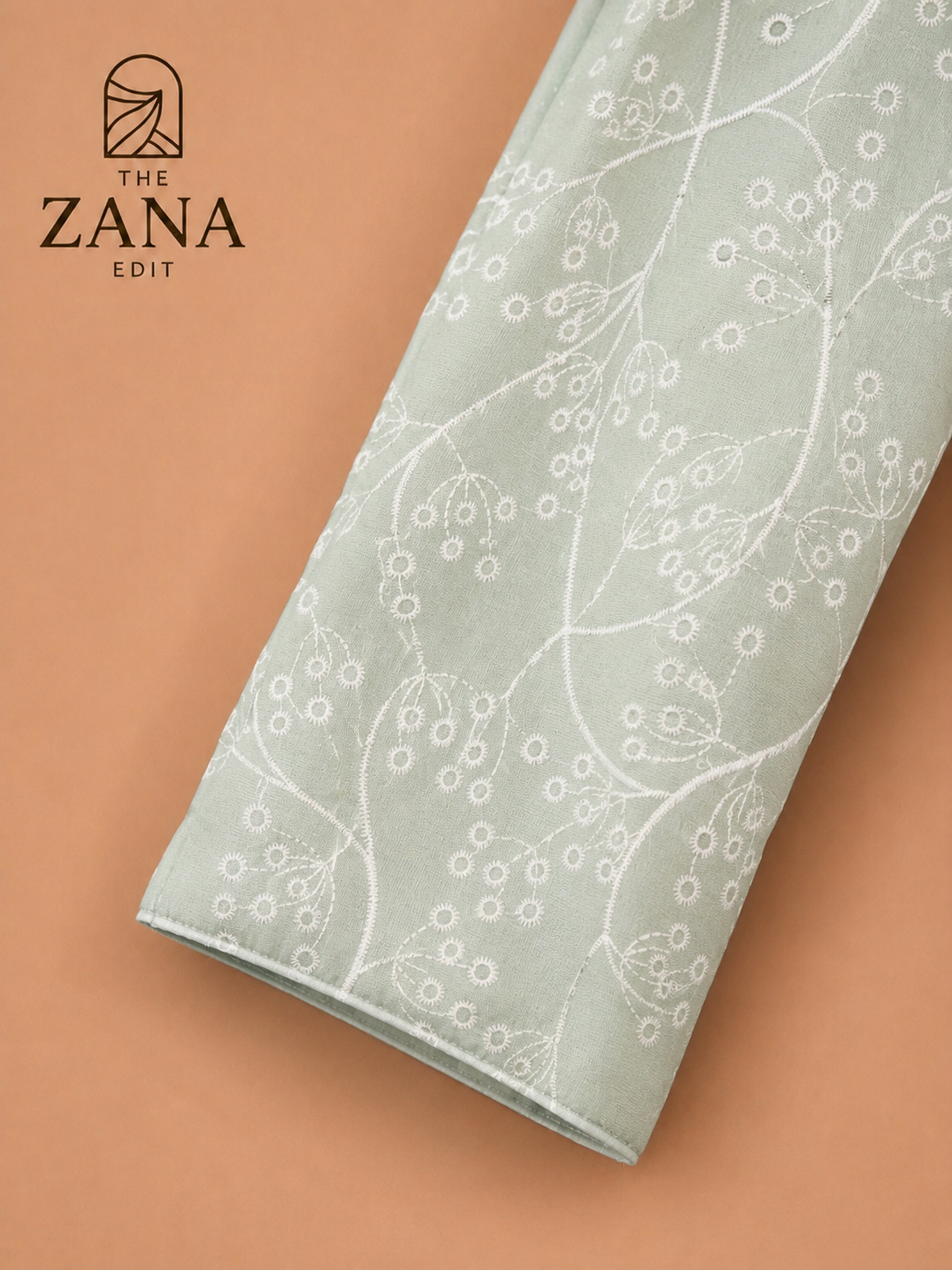 Sage Embroidered Abaya