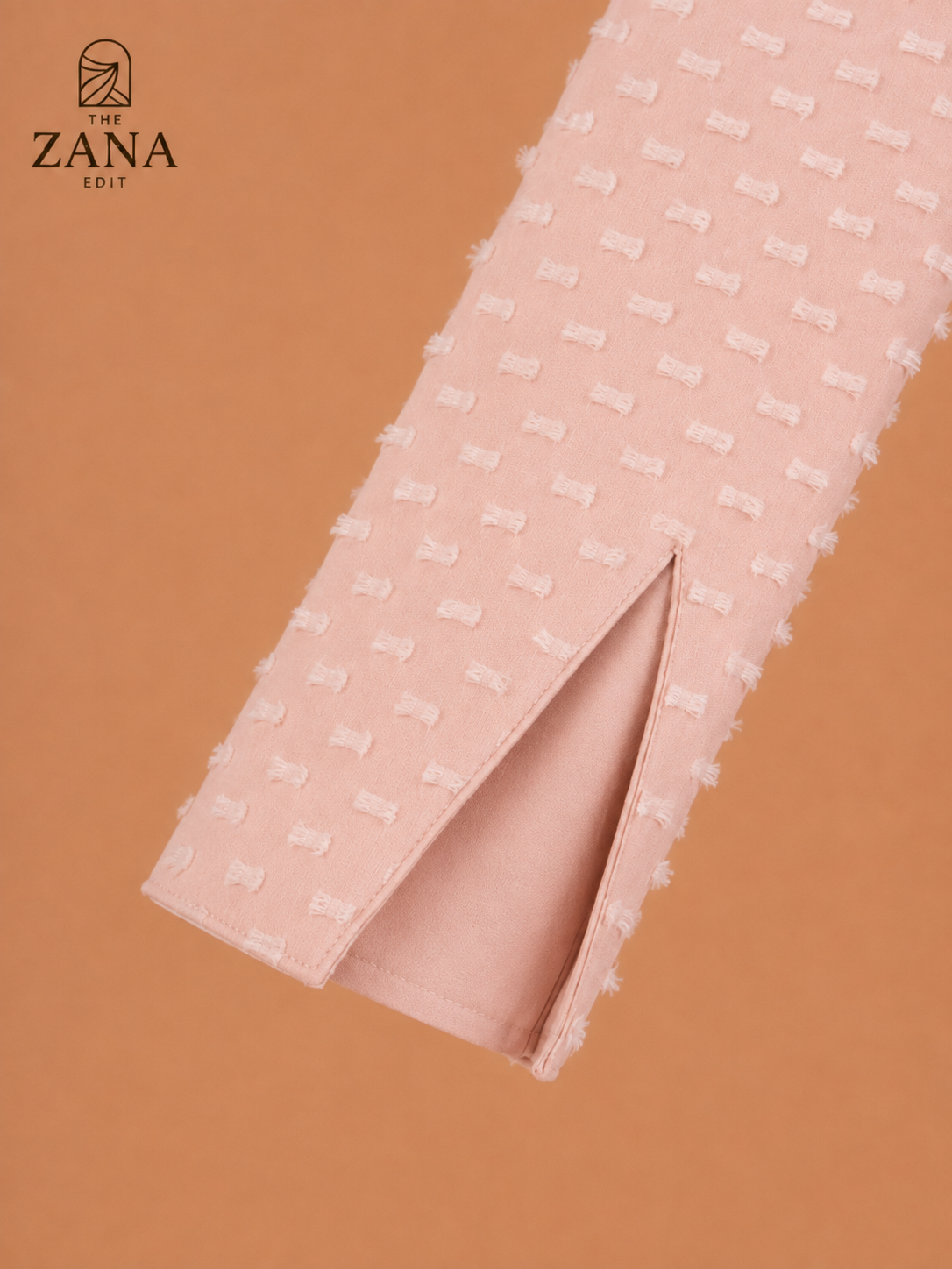 Blush Textured Abaya